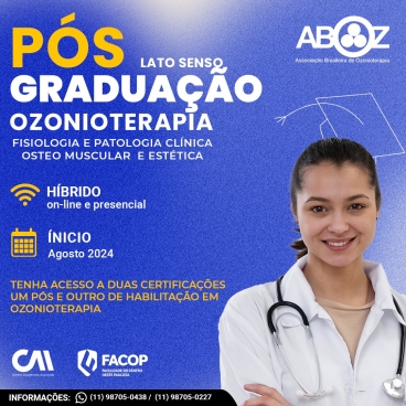 Pós Graduação Híbrida em Ozonioterapia  - 8ª Turma - 100% Reformulada 