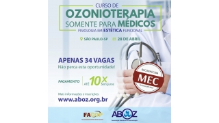 Curso Fisiologia em Estética Funcional para MÉDICOS - 28/04/2019 - Reconhecido pelo MEC