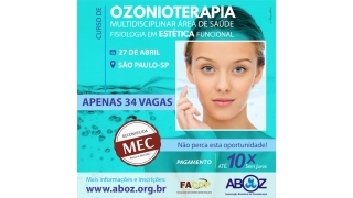 Curso Fisiologia em Estética Funcional para Equipe Multiprofissional - 27/04/2019 - Reconhecido pelo MEC