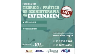 I Work Shop Teórico / Prático de Ozonioterapia na Enfermagem