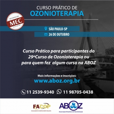 Estudo de Grupo em Ozonioterapia - Somente Práticas - Profissionais Da Saúde 