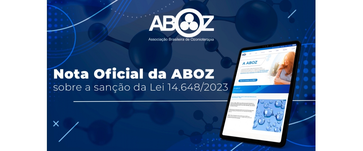 Nota Oficial da ABOZ sobre a sanção da Lei 14.648/2023.