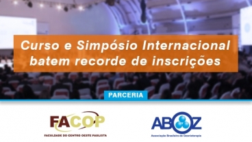 27° Curso Avançado e II Simpósio Internacional de Ozonioterapia batem recorde de inscrições